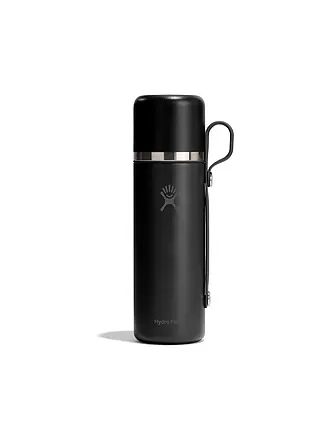 HYDRO FLASK | Borraccia Hot Flask & Cup isolata 828ml | schwarz